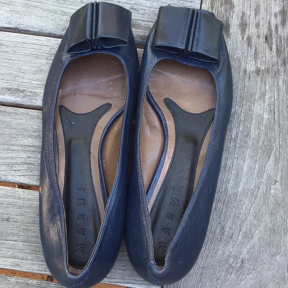 Marni peep toe flats size 7 - Picture 8 of 8